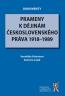 Book detailsPrameny k dějinám československého práva 1918-1989
