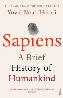 Detail knihySapiens. A Brief History of Humankind