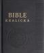 Detail knihyPoznámková Bible kralická černá, pravá kuže/zlatá ořízka